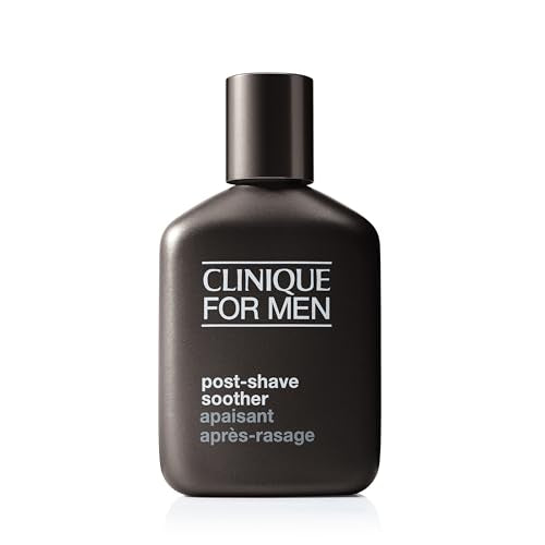 Clinique For Men Post-Shave Soother Face Lotion With Aloe Vera | Hydrating + Soothes Razor Burn | Aftershave For Men, 2.5 Fl Oz