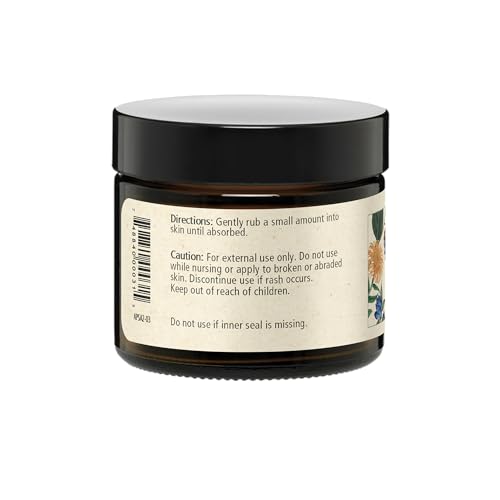 Wise Woman Herbals All-Purpose Salve, Herbal Balm with Calendula & Comfrey, Soothes Dry, Irritated Skin, Postpartum Skin Care, Nourishing Skin Support for All Ages, Non-GMO, 2 oz Jar
