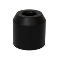 Men's Safety Razor Stand Aluminum Alloy Desk Pen Holder Toothbrush Shaving Razor Base Stand (B-Black)