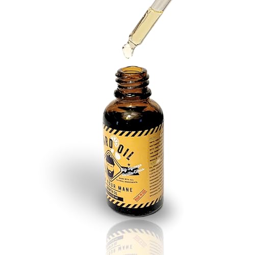 Beard Oil for Men ? Big Squeeze Vanilla Citrus ? Made with Natural Ingredients to Promote Healthy Beard Growth, Soften & Nourish for a Fuller-Looking Beard ? 1 oz