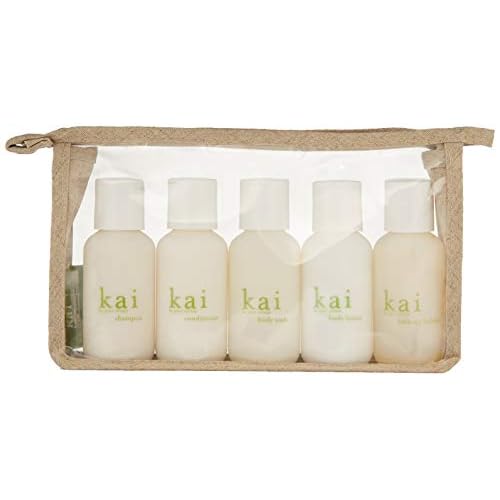 kai Bath And Shower Travel Set, TSA approved, vegan, cruelty free, made in the usa