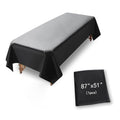Reusable Massage Table Sheets, 87" x 51" Waterproof Massage Bed Cover PVC Wax Mat Pad Esthetician Bed Covers for Therapy Tattoo Beauty Salon SPA (Black,1pc)