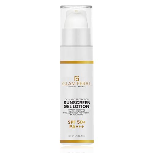 Non-Greasy Gel Sunscreen Lotion, Broad Spectrum SPF 50/ P+++ Rating Sun Aggressor Protection, Repairs, Ultra-Light & Intense Hydrating Daily use, Eco-Friendly Pckged, 1.76fl OZ (Pack of 1)