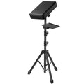 Tattoo Armrest Stand with Tray & Tripod Base ? Tattoo Arm Leg Rest Stand Adjustable Height & Angle, Portable Leather Support for Tattoo Artists, Studios & Mobile Work