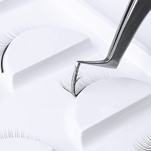 25 Pairs Practice Lashes for Training Eyelash Extension Supplies Training Lashes Strip Eye Lashes Extension Kit for Beginner by FADLASH (5Packs)