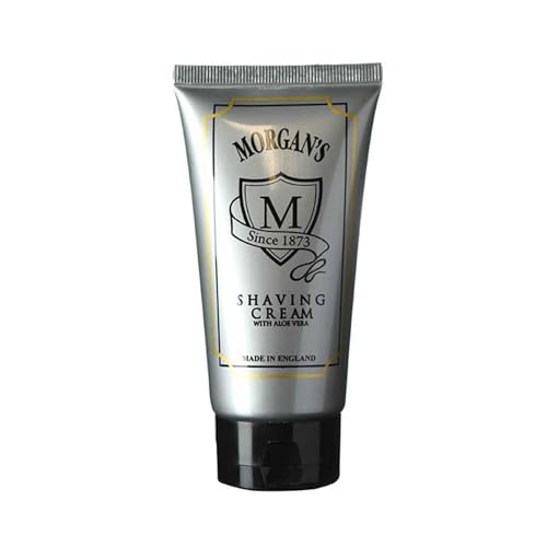 Morgan's Pomade Shaving Cream, Minimises Razor Burn, Softens Facial Hair and Prepares the Skin for a Smooth, Close Shave, with Aloe Vera and Vitamin E 5.2 Fl Oz