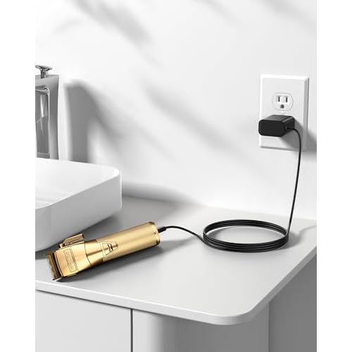 WUKUR 4.5V Charger Compatible with BaByliss PRO FX870, FX788, FX787, FXSSM, FX820, FX726, FX825 LoPROFX Trimmer Clipper Charger Cord