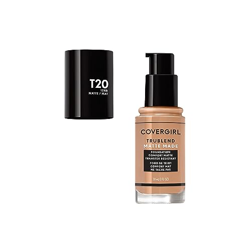 COVERGIRL TruBlend Matte Made Liquid Foundation, Soft Honey, 1 Fl Oz (Pack of 2)