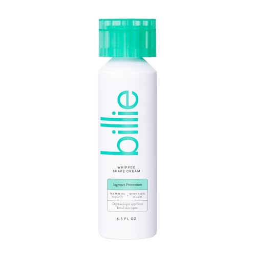 Billie Whipped Shave Cream, Ingrown-Prevention Formula, Witch Hazel, 6.5Fl Oz