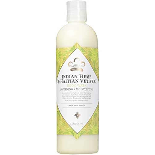 Nubian Heritage Indian Hemp Body Wash, Indian Hemp 13 OZ (Pack of 3)