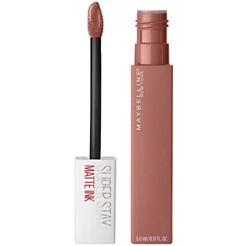 MAYBELLINE Super Stay Matte Ink Liquid Lipstick Makeup Long Lasting High Impact Color Up to 16H Wear Amazonian Nude Brown & Seductress Light Rosey Nude