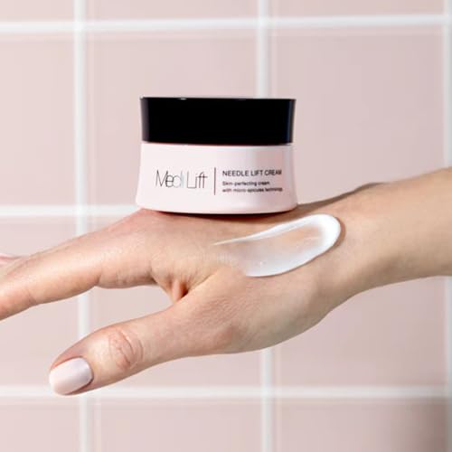 MEDI LIFT NL Signature Cream - Anti Aging Face Cream with Micro-Spicule Technology, Collagen & Hyaluronic Acid, Anti Wrinkle Skin-Perfecting Hydro Boost Moisturizer for Women, 0.8 oz / 25g