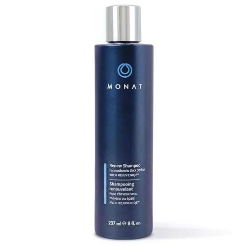 MONAT Renew Shampoo Infused with Rejuveniqe¢ç - Moisturizing Shampoo w/Omega Fatty Acids for Medium to Thick Hair. Shine-enhancing, Ultra-hydrating Lather for Dry Hair - Net Wt. 237 ml / 8.0 fl. oz.