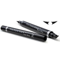 The Flick Stick Winged Eyeliner Stamp For Quick and Easy Cat Eye Makeup, SmudgeProof & Waterpoof Eye Liner Cat Eye Stencil Makeup Tool, Wingliner, Liquid Pens (Triple Pack Combo, Midnight Black)