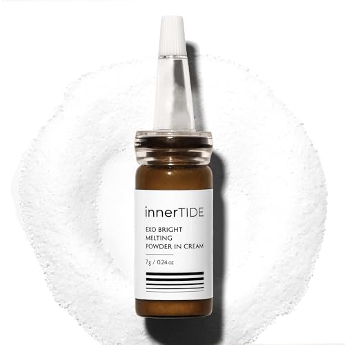 innerTIDE Exo Bright Melting Powder in Cream - 200 Million Exosomes, Glutathione, Collagen, Niacinamide | Hydrating, Barrier Repair, Brightening, Anti-Wrinkle, Pore Care | Korean Skin care 0.24oz / 7g