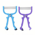ZJchao 2pcs Spring Hair Remover, Stainless Steel Face Epilator Spring Threading for Women Face, Chin Hair, Upper Lip Hair, Mustache