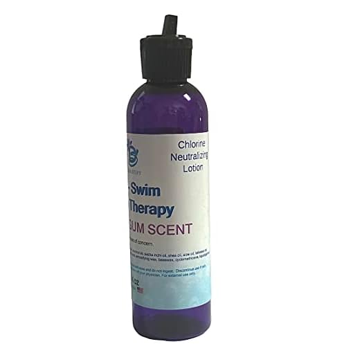 Diva Stuff Kids Pre-Swim Aqua Therapy Chlorine Neutralizing Body Moisturizing Lotion for Swimmers, Protects Skin from Chlorine & Salt Water, 4 oz - Made in the USA, Bubblegum Scent