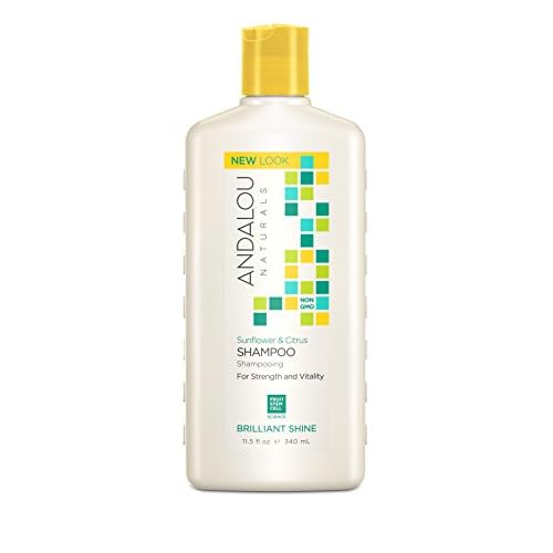Andalou Naturals Sunflower and Citrus Brilliant Shine Shampoo, 11.5 Ounce