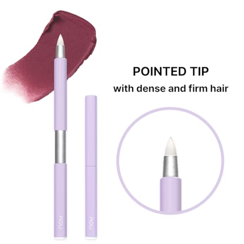 AOU PENCIL BRUSH Compact & Retractable Design for Easy Carry with Pointed Tip for Various Uses, Valentine's Day Gifts for Woman