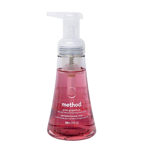 Method Foaming Hand Soap,Pink Grapefruit,10 fl oz,(Pack of 12)