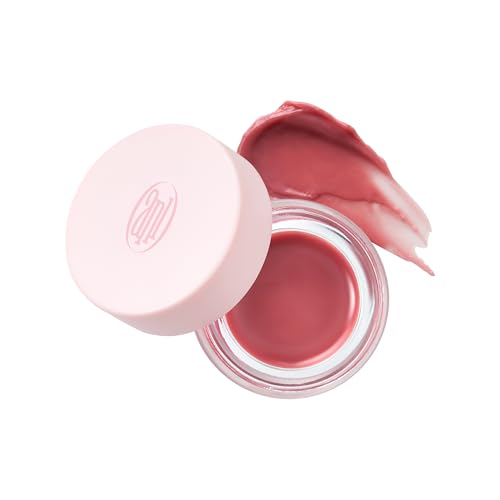 Rosy Glow Balm ? Hydrating & Illuminating Multi-Use Balm | Dewy Glowy Finish, Nourishing Tint | Vegan, Cruelty-Free Korean Lip & Cheek Care | 0.5oz