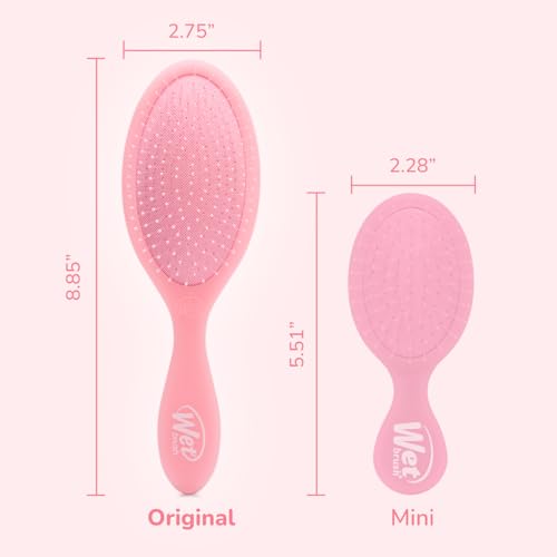Wet Brush Original Detangler, Pink Drink (Summer Quencher), Ultra-Soft IntelliFlex Bristles Glide Through Tangles, Detangling Hair Brush (Wet & Dry), Women & Men, Limited Edition