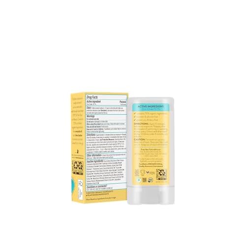 BABO Botanicals Super Shield SPF 50 Stick Sunscreen - 70% Organic Ingredients - Natural Zinc Oxide - for All Ages - NSF & Made Safe Certified - EWG Verified - Water Resistant - Fragrance-Free
