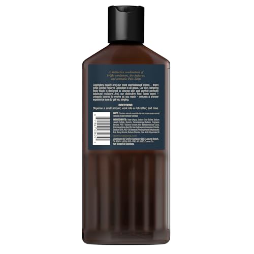 Cremo Men's Italian Bergamot & Palo Santo Body Washes Bundle, Notes of Italian Bergamot, Neroli Blossom, Fresh Vetiver, Bright Cardamom, Dry Papyrus and Aromatic Palo Santo, 2 x 16 Fl Oz