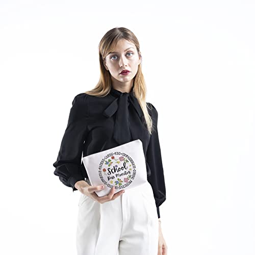TSOTMO Cosmetic Bag - Multicolored Marble Makeup Bag - 23.5cm x 17cm - Zipper Closure - Adult Female Gift or Personal Use