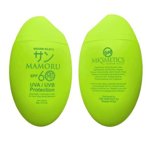2 Packs Madam Kilay's Mamoru SPF 60 UVA/UVB Protection - 50g each