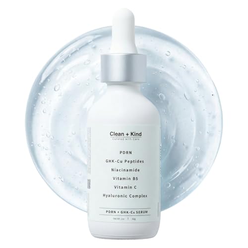 PDRN Serum with GHK-Cu Peptides & Niacinamide ? Lightweight Facial Serum for Firming, Hydration & Skin Renewal ? Salmon DNA?Inspired Formula Helps Improve the Look of Fine Lines, Redness & Dull Skin