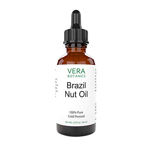 BRAZIL NUT OIL 100% Pure & Natural, Unrefined, Cold-Pressed For Face, Dry Skin, Nails, Lips, Body & Hair - Reduce Hair Breakage, Even Out Skin Tone, Therapeutic Massage