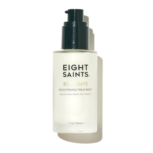 Eight Saints Soulmate Lotion Based 15% Glycolic Acid Serum For Women, Natural and Organic, Anti Aging Serum for Face, Reduce Wrinkles, Fine Lines, and Smooth Skin, 1.7 Ounce