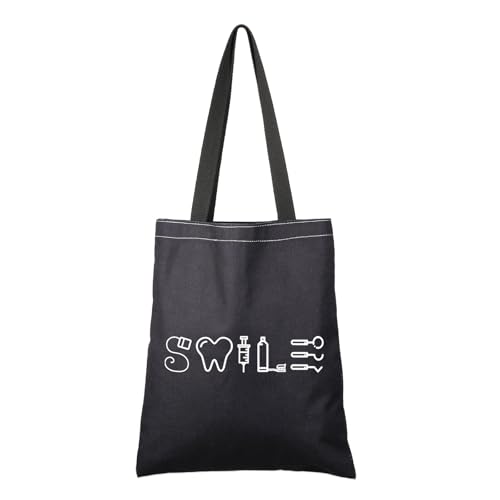G2TUP Dentists Smile Handbag Dental Assistant Tote Bag Dental Hygienist Graduation Gift