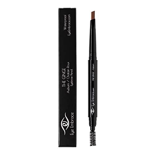 Eye Embrace The Ginge Auburn Red Eyebrow Pencils Bundle - The Ginge Classic Wooden Pencil & The Ginge Mechanical Pencil