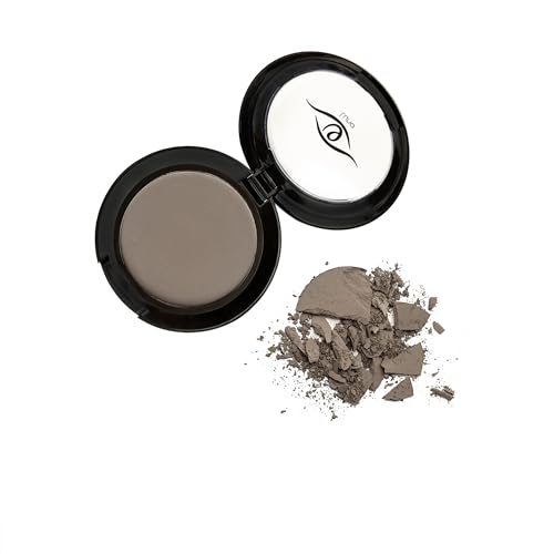 Eye Embrace Gray Eyebrow Powder, Hair Powder, Root Cover-Up ? Waterproof, Cruelty-Free (Luna light brown-gray)