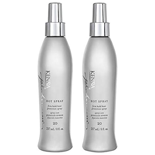 Kenra Platinum Hot Spray 20 | Heat Protection Styler | Long-Lasting, Firm Hold | Adds Vibrant Shine | Humidity & Thermal Protection | Clean Release From Heated Tools | All Hair Types