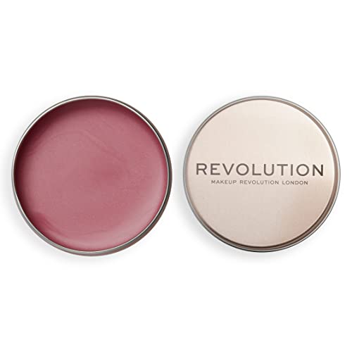 Revolution, Balm Glow, Multi-Use Balm for Cheeks, Eyes & Lips, Buildable Formula, Dewy Finish, Rose Pink, 1.12 Oz.