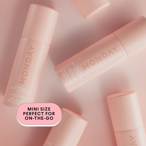 MONDAY HAIRCARE VOLUME Dry Shampoo with Collagen, oil-absorbing ideal for Thin & Fine Hair 50ML (3 Pack)