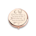 WUSUANED Witch Sister Makeup Mirror Practical Movie Inspired Mirrorr TV Show Fan Gift Magic Witch Gift Witchy Fans Gifts