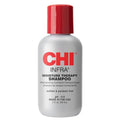 CHI Infra Shampoo, Gently Cleanses Scalp & Hair, Hydrating & Nourishing For All Hair Types, Designed for Heat Damaged Hair, Sulfate, Paraben, & Cruelty-Free, 2 Oz