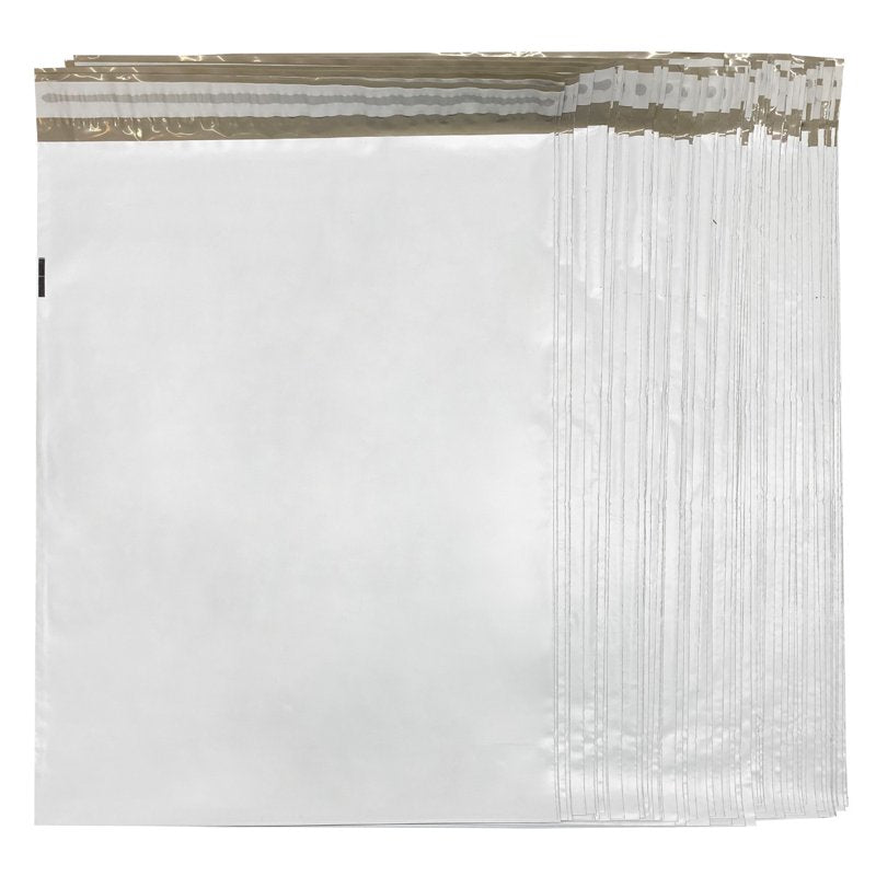 50 Poly Mailers Bags 14.5x19 Inch Self-Sealing Shipping Envelopes White