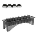 10 Slot Clipper Comb Holder, Plastic Storage Case Organizer for Electric Clippers,Black for Barbershop Salon Professionals"