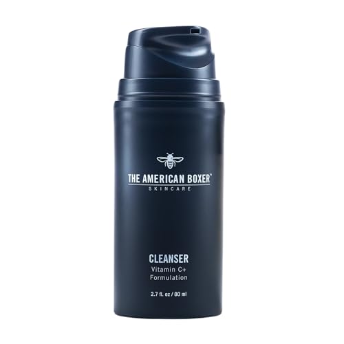 Mens Daily Face Wash Cleanser, Deep Cleaning, Does Not Strip Skin, Gets Rid of Grime, Beats Breakouts, Refreshing Skin Hydration, Facial Cleanser for Men, For All Skin Types