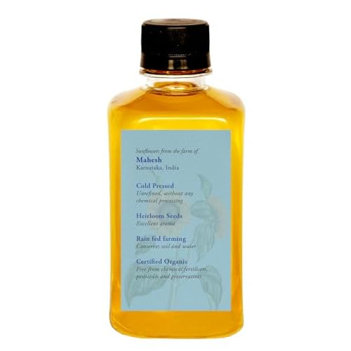 DAANA Sunflower Oil for Skin: Certified USDA Organic, Extra Virgin, Cold Pressed (12 fl oz)