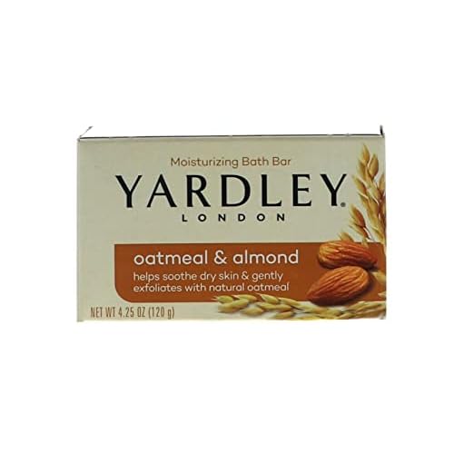 Yardley Oatmeal Almond Bath Bar 4oz - Pack of 2