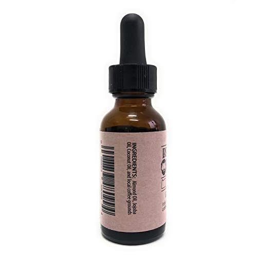 Bearded Oregon Beard Oil - Grants Pass Scent, 1 oz - Coffee + Coconut - All Natural Ingredients, Softens and Strengthens Beard, Relieves Itch