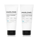 MARLOWE. No. 121 Men's Facial Cleanser and MARLOWE. No. 123 Men's Facial Moisturizer |Daily Face Wash and Lightweight Face Cream | Light Fresh Scent | Natural Ingredients