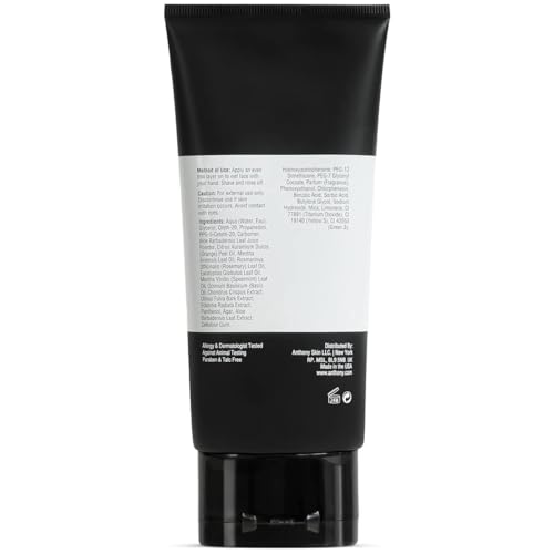 Anthony Shave Gel for Sensitive Skin ? Non-Foaming, Soothing Shaving Cream for Men and Women. With Aloe Vera Beads, Eucalyptus, Rosemary and Carrageenan Extract - 6 Fl Oz (3 Pack)