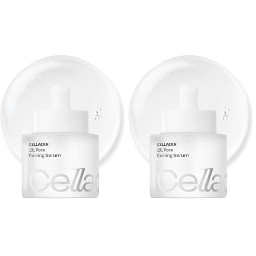 Celladix Sebum Rebalancing Rx 131 Ampoule | Pore Clearing Serum | Tighten Enlarged Pores | Repair Skin Barrier | Rapid Soothing for Daily Use | Oily & Combination Skin| 1.01 Fl Oz (Pack of 2)